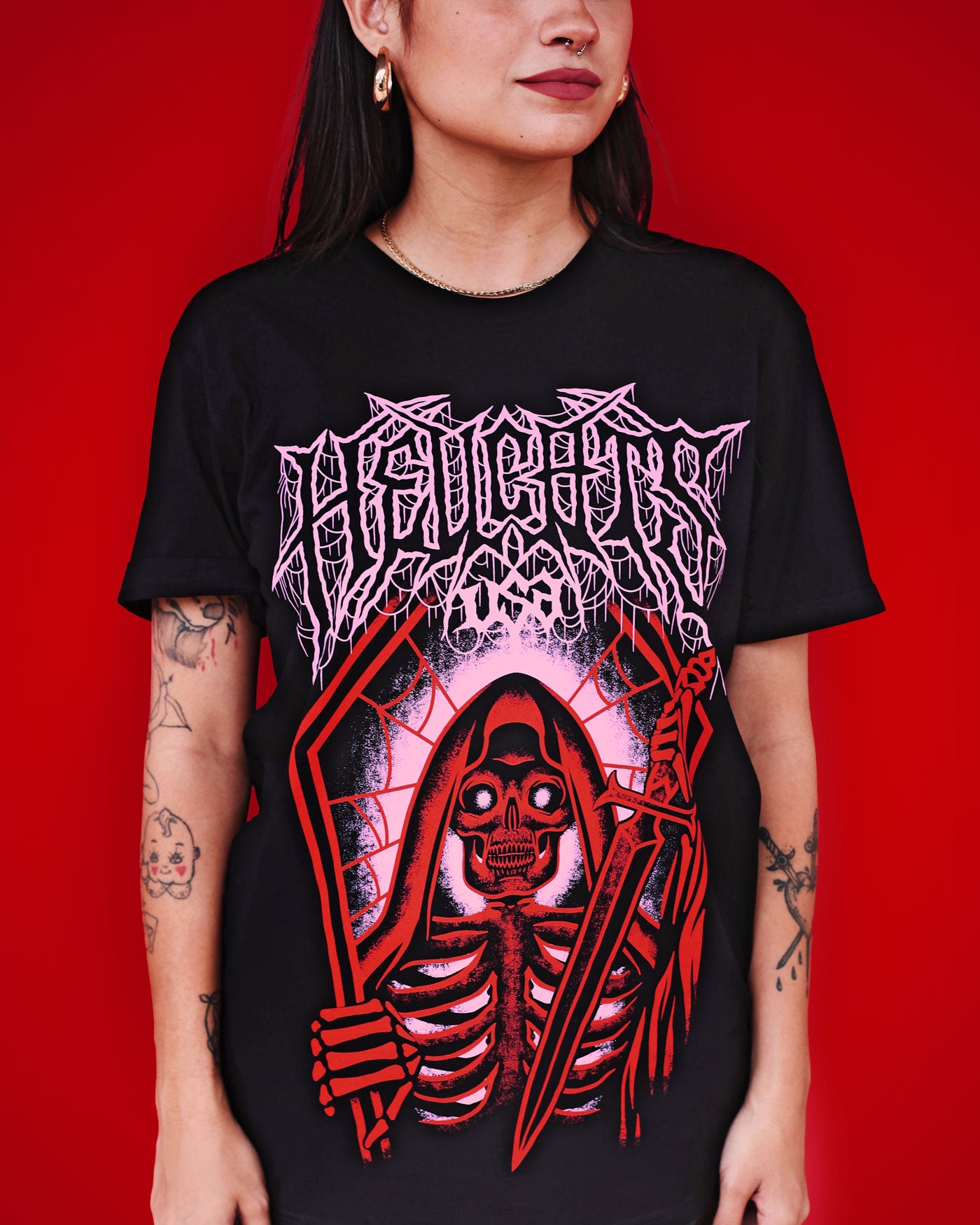 Metal t hot sale shirts